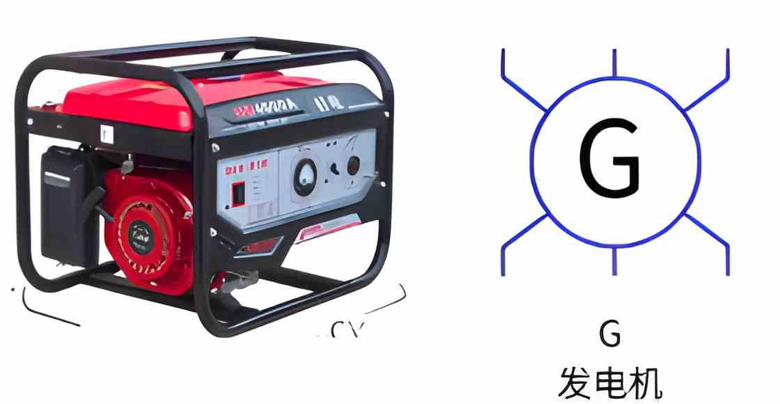 发电机G符号